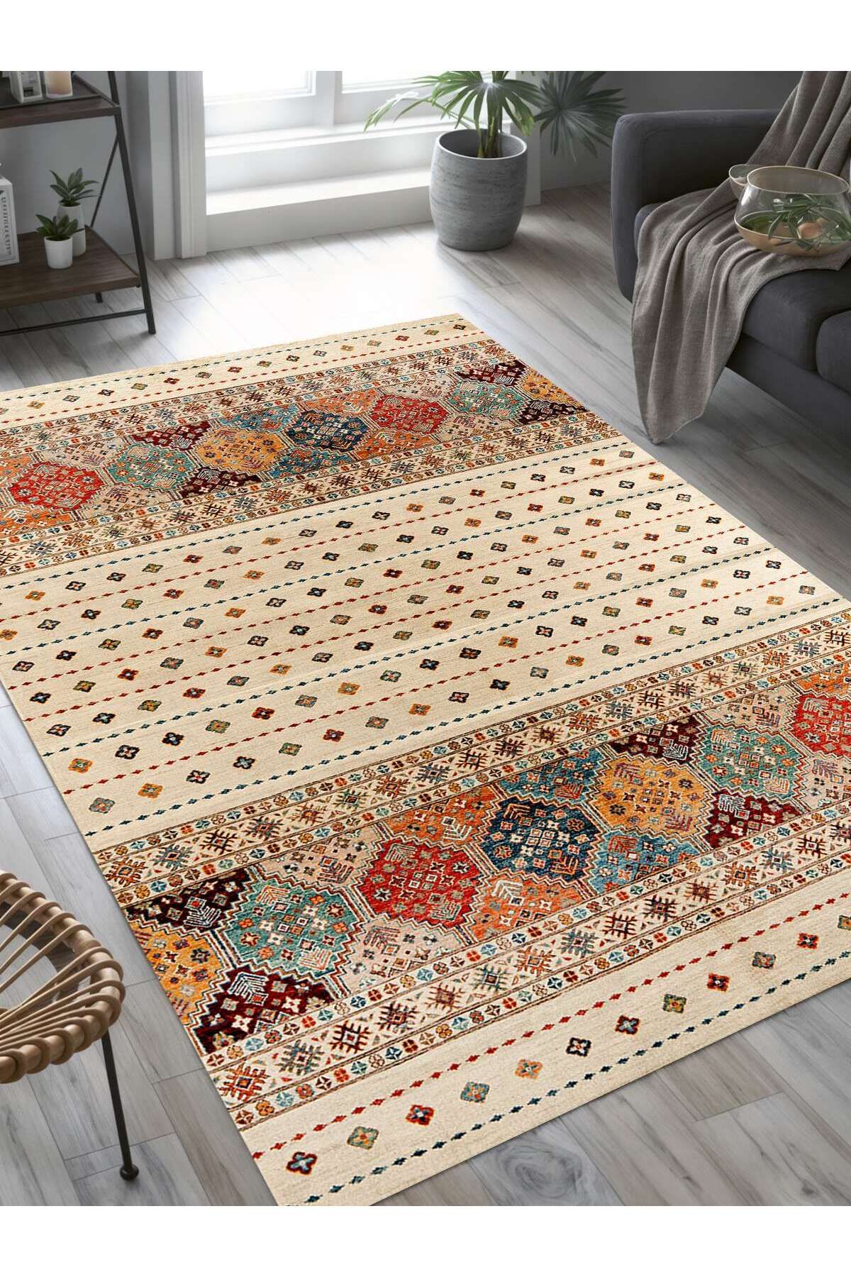 Ev Dekorasyonunda İNSPİRA Dijital Baskılı Halı ve Roslyn Home Kilim Karşılaştırması